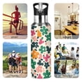 thumbnail image 7 of Yayeee 20oz Insulated Water Bottle Double Wall Stainless Steel with Flip Straw Lid, Floral Blooms, 7 of 7