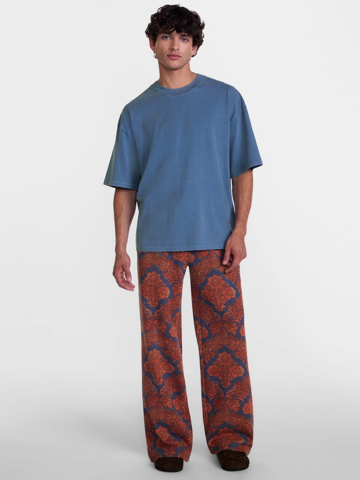 No Boundaries Boxy Fit Heavyweight Cotton Tee, Men's & Big Men's XS-3XL