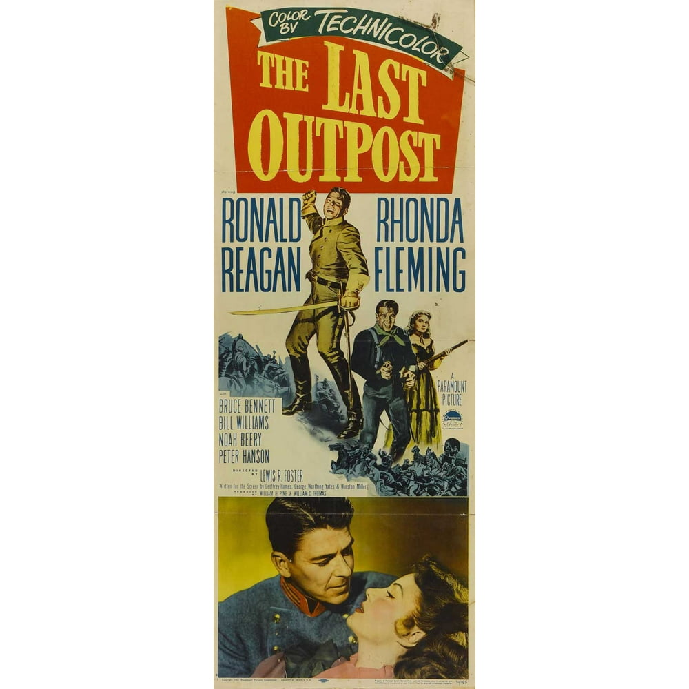 The Last Outpost movie POSTER (Style A) (11" x 17") (1951) Walmart