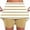 Khaki#golf skorts, variant on oelaio Striped Skorts for Women Athletic Golf Casual Skirts with Shorts Elastic High Waist Skirt Navy L