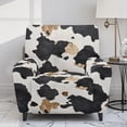 thumbnail image 2 of Kuiaobaty Cow Print Recliner Couch Cover with Elastic Bottom Dustproof Breathable Reclining Slipcover Washable Recliner Chair Cover Large for Living Room, 2 of 8