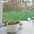 thumbnail image 5 of Valla de hojas de hiedra artificial, rollo de seto artificial Garden View Breeze de 0,5 x 1 m, seto de follaje artificial, valla de privacidad, pantalla de jardín para balcón., 5 of 5