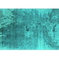 thumbnail image 1 of Ahgly Company Indoor Rectangle Oriental Turquoise Blue Industrial Area Rugs, 3' x 5', 1 of 4