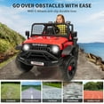 thumbnail image 5 of Eastvita Kids Electric Car, Parent Remote, 3 Speeds, 5MPH Max, Suspension, LED, Music, 5 of 9