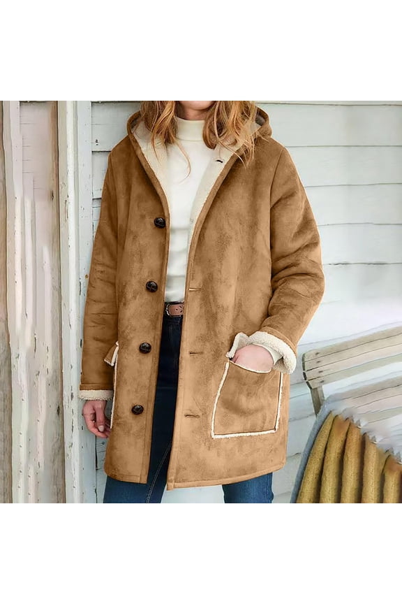 Winter Coats For Women Warm Plus Size Lined Jackets Outer Wears And Windbreaker Women Extra Long Sleeve Jacket for Women Long Light Jacket Womens Worsted Wool Jacket Women S Outerwear Jacket Womens