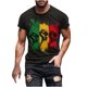 thumbnail image 1 of Mens Camisetas Algodón Casual Impreso Manga Corta Cuello Redondo Suéter Blusa para el Uso Diario, 1 of 5