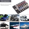 thumbnail image 4 of 12-Way Blade Box, Box Block with LED Warning Indicator Waterproof Cover for Car Boat RV DC 12-32, 4 of 4