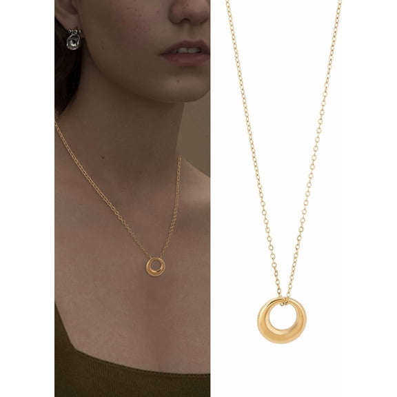 1Pcs Pendant Necklaces Charm Pendant Minimalist Necklaces for Women Birthday Festival Elegant Gifts Personalized Jewelry Platinum