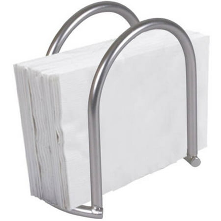 - Home Basics Simplicity Collection Napkin Holder, Satin Nickel