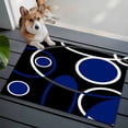 thumbnail image 4 of Area Rugs 2x3,Dark Blue Color Block Non Slip Washable Rug Indoor Carpet Soft Floor Rugs for Home Living Room Bedroom Dining Room Office, 4 of 9