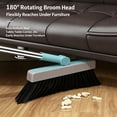thumbnail image 7 of Broom with Dustpan Combo Set, 3 in 1 Multifunctional Broom and Dustpan with Long Handle and Concealed Cleaning Brush, Broom Dustpan Sets with Teeth, Upright Storage Broom and Dustpan Sets, 7 of 7