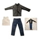 thumbnail image 3 of Conjunto De Pantalones De Chaleco De Chaqueta Informal De 1/6 Para De Acción De 12 " Yotijar abrigo de muñecas femeninas, 3 of 8
