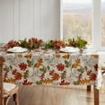 thumbnail image 2 of Elrene Vintage Leaves Vinyl Tablecloth 60x84 Oval, 2 of 5