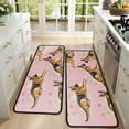 thumbnail image 4 of Kitchen Rugs Sets Of 2,German Shepherd Anti Fatigue Kitchen Mat Rugs Non Slip Washable,Decorative Kitchen Floor Mats for Kitchen,Sink,Laundry,17"x47"+17"x47", 4 of 5