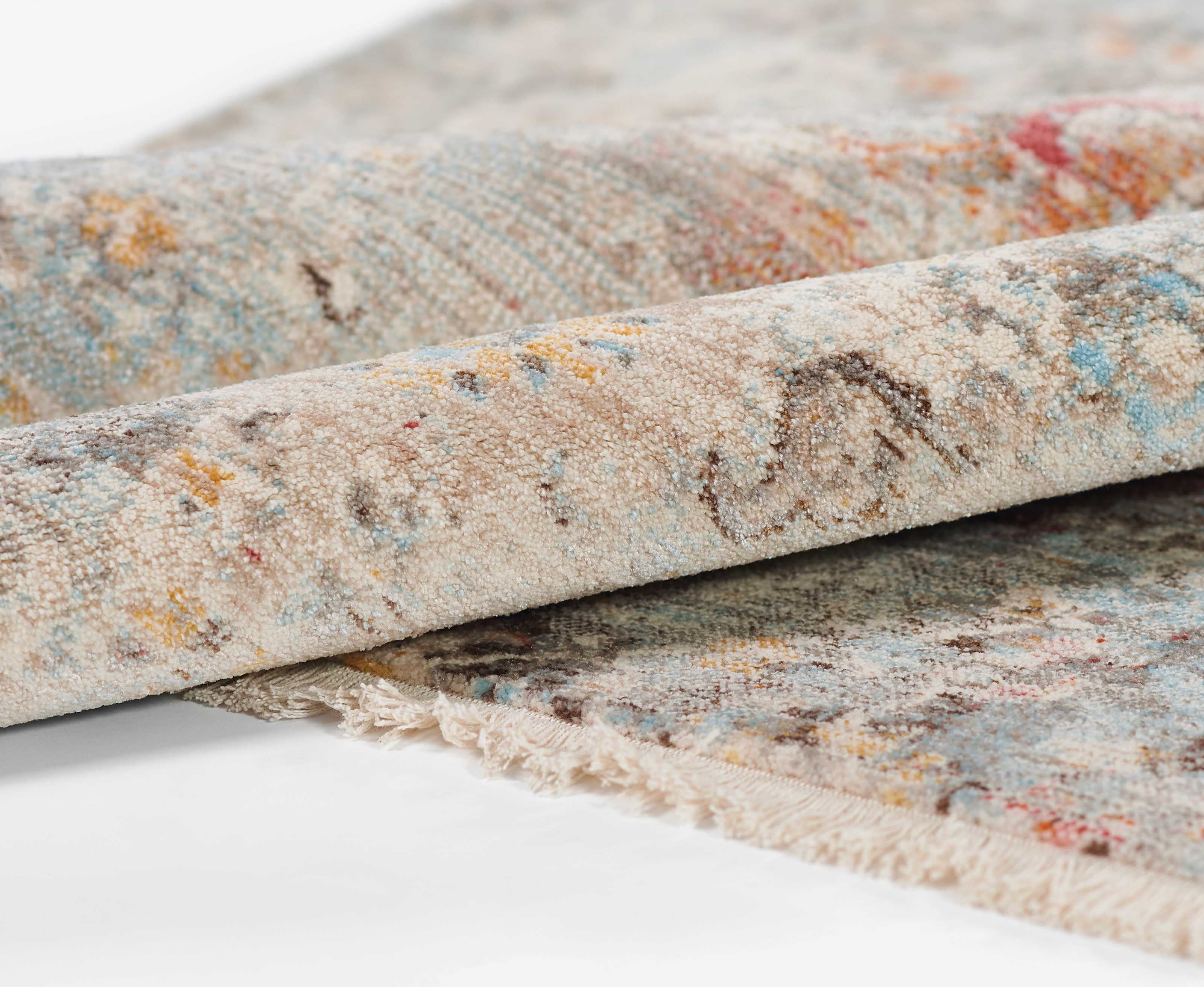 ECARPET Camellia Tapis pour Salon, Chambre, Salle A Manger, Entrée, Couloir et Plus Encore.