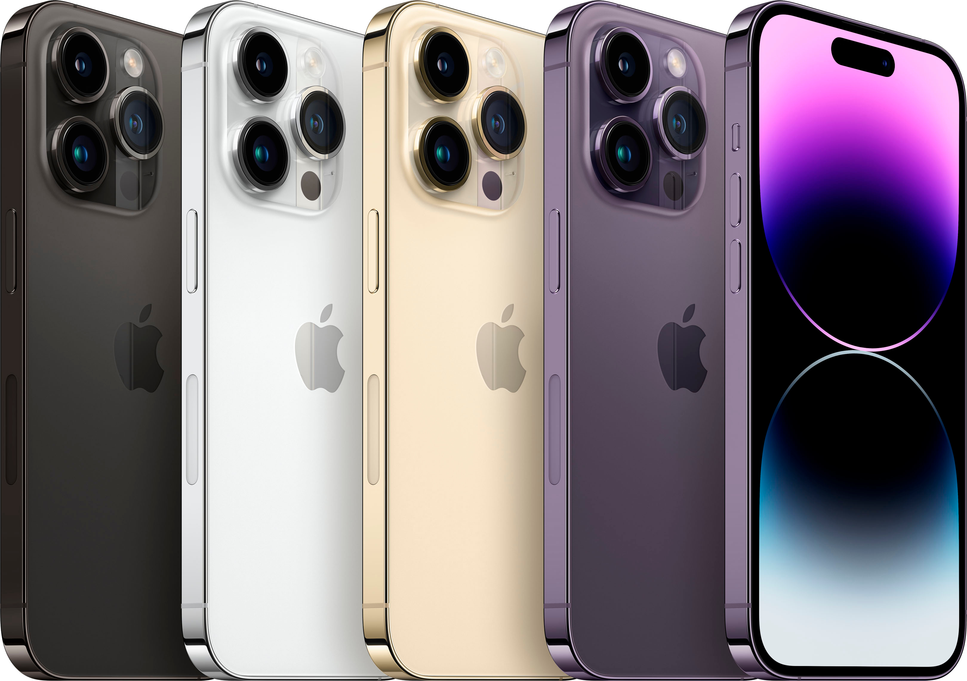 Restored Apple iPhone 14 Pro Max - Carrier Unlocked - 128GB Deep Purple - MQ8R3LL/A (Refurbished) - image 2 of 5