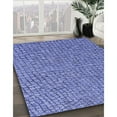 thumbnail image 2 of Ahgly Company Indoor Square Patterned Sky Blue Dress Blue Area Rugs, 8' Square, 2 of 6