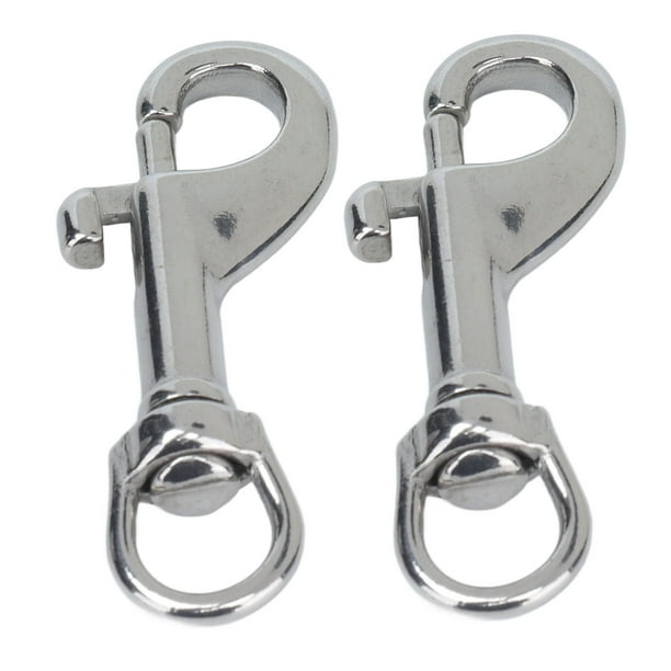 Single Ended Hook Waterproof 316 Stainless Steel Dog Collar Hooks For Keychains