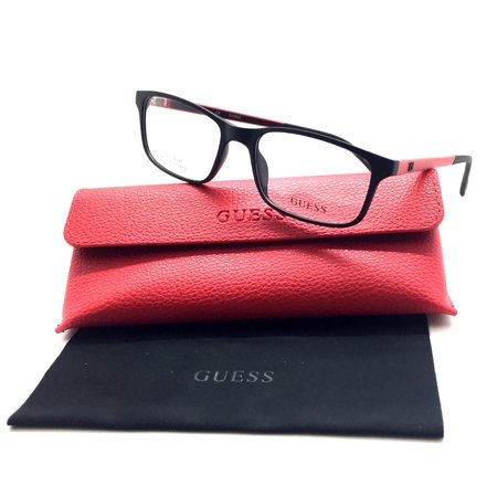 Guess Eyeglasses GU1872 GU/1872 002 Black/Red Full Rim Optical Frame 53mm