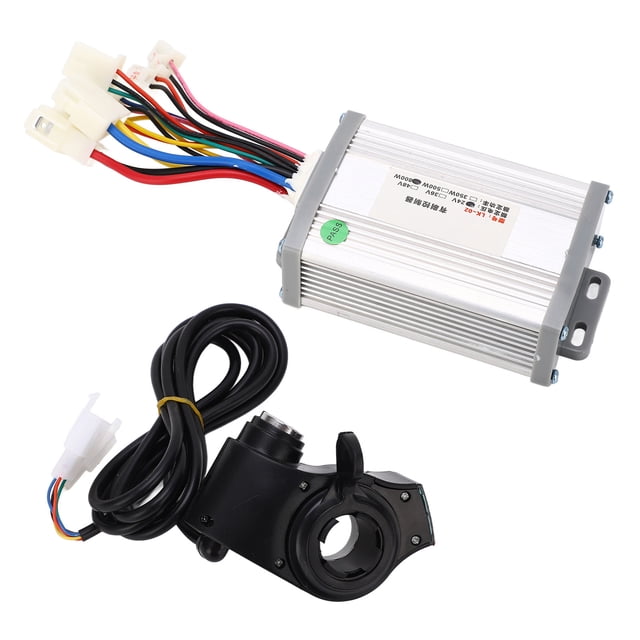 Kit de acelerador de pulgar para bicicleta eléctrica, kit de conversión de bicicleta eléctrica de 24 V y 800 W, kit de controlador de reequipamiento de bicicleta eléctrica de primera línea Jadeshay A
