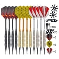 thumbnail image 1 of Amdohai 12pcs Darts Dart Flight Set with 100pcs Spare Soft Dart, 1 of 1