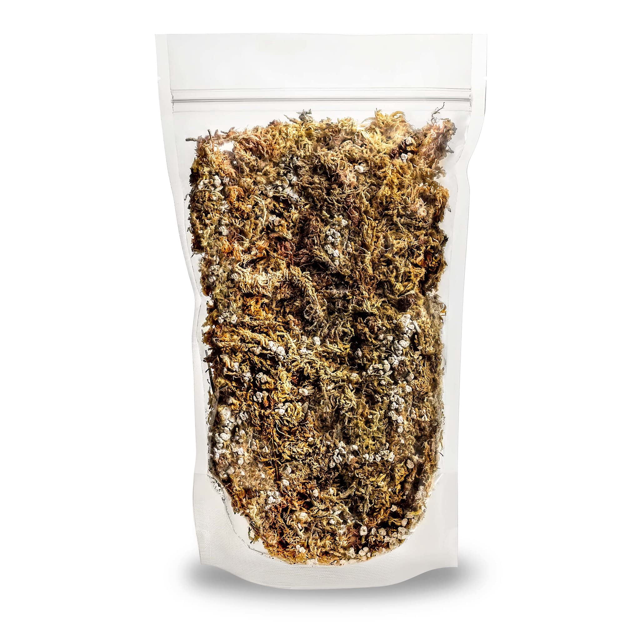 Gardenera Labs Sphagnum Moss Potting Mix for Carnivorous Plants, Moss and Perlite Blend for Potting Venus Fly Traps, Sarracenia, Pitcher Plants - 75% Sphagnum Moss + 25% Perlite - 4 Quart