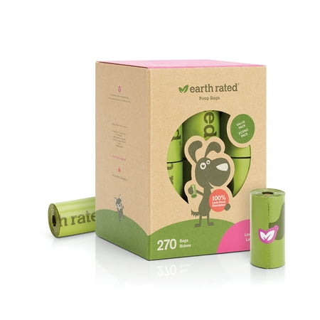 UPC: 0870856000123 | Earth Rated Dog Poop Bags  Guaranteed Leak Proof and Extra Thick Waste Bag Refill Rolls For Dogs  Lavender Scented  270 Count