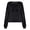 Black, variant on Conairie Women Halloween Sweatshirts Crewneck Ghost Pumpkin Print Loose Cute Sweater Spooky Season Long Sleeve Pullover Tops Winter Outfits Clothes Black L