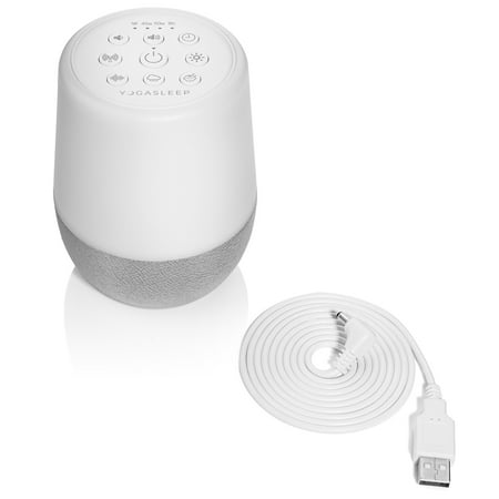 Yogasleep Duet Sound Machine & Night Light with Wireless Speaker - White
