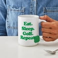 thumbnail image 4 of CafePress - Eat Sleep Golf - 15 oz Ceramic Large White Novelty Mug, 4 of 6