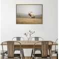 thumbnail image 6 of Kate and Laurel Sylvie Tule Elk No 3 Framed Canvas Wall Art by Crystal Lynn Collins, 28x38 Natural, Rustic Animal Wall Decor Art, 6 of 6