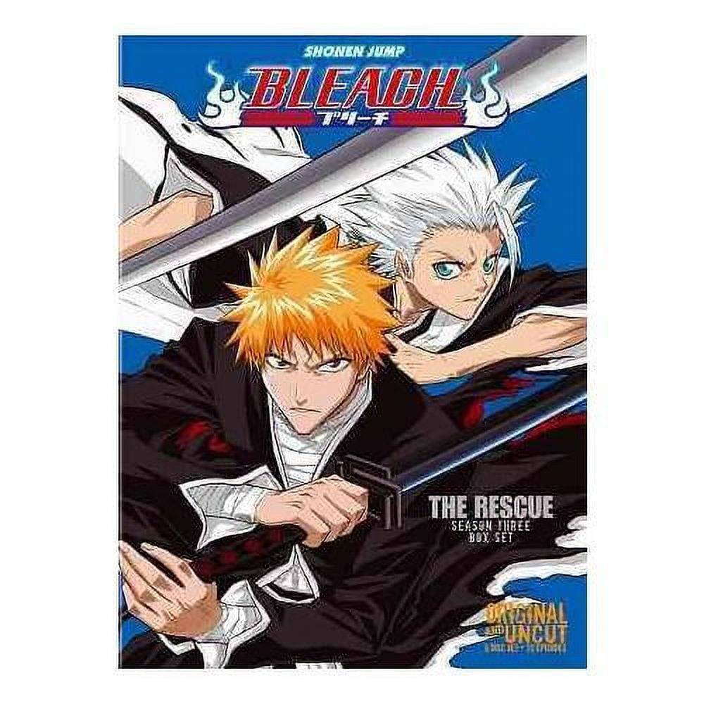BLEACH Uncut S3 DVD Set 5-Discs Season 3 Ep 42-63 Anime Series