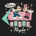 thumbnail image 3 of Disney - Mickey & Friends - Retro Music Nights - Minnie & Mickey Dancing - Men's Crew Neck Fleece Pullover, 3 of 5