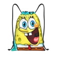 thumbnail image 1 of Pofeuu SpongeBob SquarePants for Water-Resistant 210D Drawstring Bag Compact Foldable Design Gym Yoga Travel Essentials Lightweight Carryall-Medium, 1 of 6