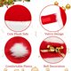 thumbnail image 2 of Disfraz de capa de Navidad NQ para mascotas con campanas S, 2 of 4