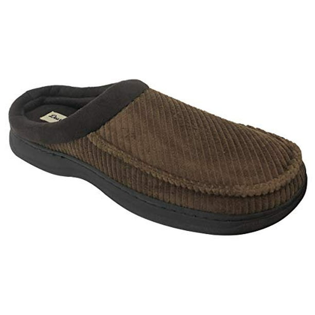 Dearfoams Dearfoams Men's Corduroy & Microsuede Clog Memory Foam