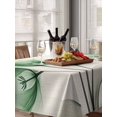 thumbnail image 6 of Green Floral Table Cloth, Elegant Tulip Vintage Wildflower Plant Waterproof Tablecloth for Rectangle Tables, Reusable Washable Fabric Table Cover for Restaurant Kitchen Dining Tables 52"x70", 6 of 6