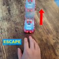 MUKIKIM Zippy Car RC Mini Car Toy with 4 Ways to Play Escape/Follow