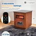 thumbnail image 4 of LifeSmart LifePro 6 Element 1500W Infrared Quartz Indoor Space Heater, 4 of 11