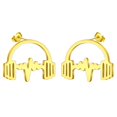 thumbnail image 4 of Stainless steel musician earphones and earrings are a gift for singers, 4 of 4