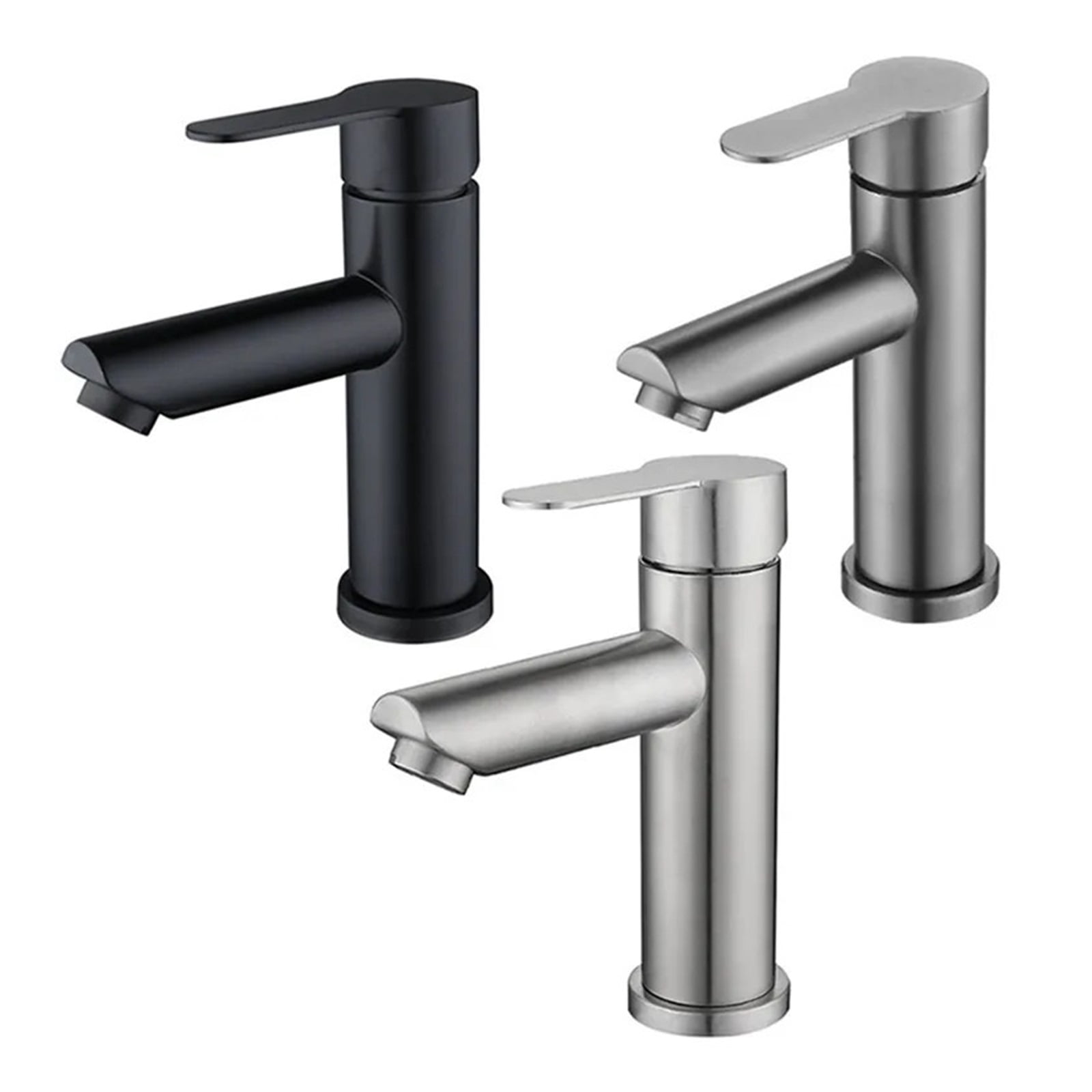 Bathroom Faucet 304 Stainless Steel, Hot And Cold Water Tap Washbasin Basin Faucets, Bathroom Accessories Set Sink Bath Mixer ,Versatile Features