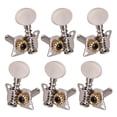 thumbnail image 1 of Clavijas de Afinación de Botón Abierto 3Right3Left de Guitarra Sintonizadores para Guitarra Acústica Plateada perfke Sintonizadores de botón de cuerda, 1 of 9