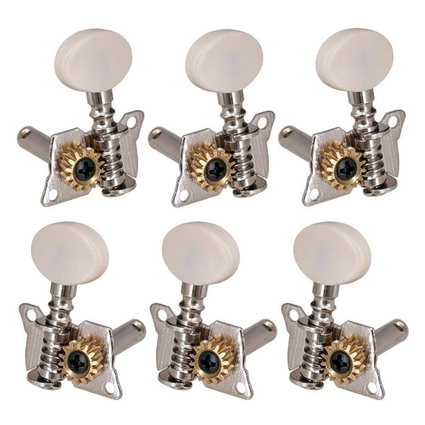 Sintozadores de de afinación de botones 3R3L abiertos para guitarra para piezas de guitarra acústica pteado Yuyangstore Sintonizadores de botón de cuerda