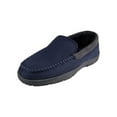 thumbnail image 4 of Hanes Men's Moccasin Slipper House Shoe With Indoor Outdoor Memory Foam Sole Fresh Iq Odor Protection, 4 of 9
