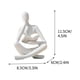 thumbnail image 2 of Estatua de figura de lectura abstracta - Decoración de estantería de resina, adorno de escritorio para oficina y hogar, regalo decorativo, 2 of 2