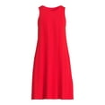 thumbnail image 5 of Time and Tru Women's Sleeveless Knit Dress A-Line Silhouette Dresses, 5 of 5