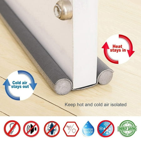 

DALX Flexible Door Bottom Sealing Strip Guard Sealer Stopper Door Weatherstrip Guard Wind Dust