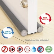 Under Door Draft Stopper 32 to 38 inches Grey Adjustable Insulation Sound Proof Door Air Draft Blocker for Noise Light Smell Stopper
