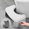thumbnail image 1 of YOTQUSKI - Taburete de inodoro para adultos, taburete para hacer caca, taburete portátil para baño, taburete para hacer caca para niños y personas mayores, fácil de lavar., 1 of 5