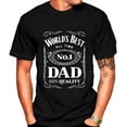 thumbnail image 3 of World´s Best No. 1 Dad Daddy Father Day giftsT-Shirt Black, 3 of 5